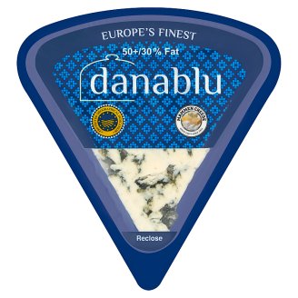 Danablu zöld nemespenésszel érő, zsíros, lágy sajt 100 g