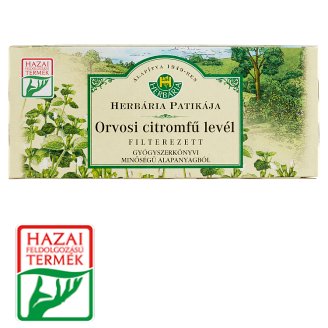 Herbária Patikája orvosi citromfű levél tea 25 filter 25 g