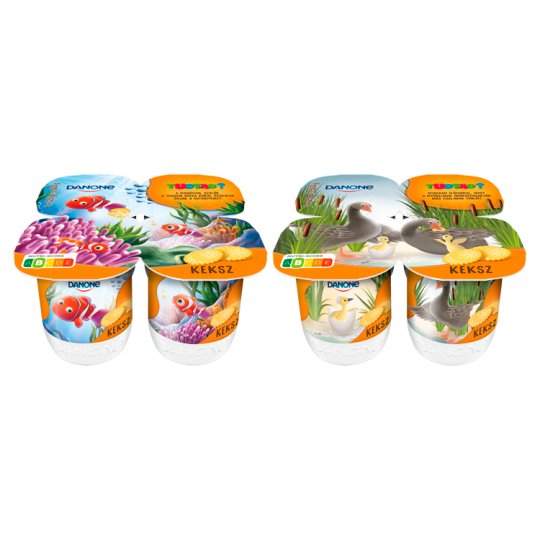 Danone Disney kekszízű, élőflórás, zsírszegény joghurt 4 x 125 g