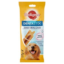 Pedigree DentaStix Daily Oral Care kiegészítő eledel 4 hónapnál idősebb kutyák számára 25 kg+ 270 g