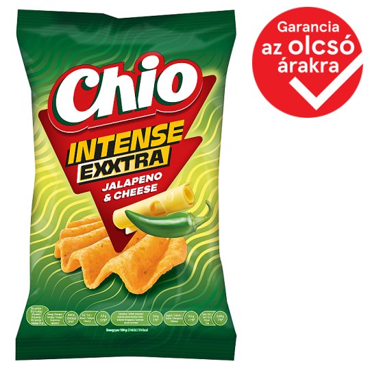 Chio Exxtra Intense Jalapeño & Cheese Chips 55 g Tesco Online, Tesco