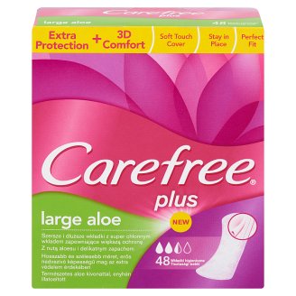 Carefree Plus Large Aloe tisztasági betét 48 db