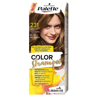 Schwarzkopf Palette Color Shampoo hajszínező 6-0 világosbarna (231)