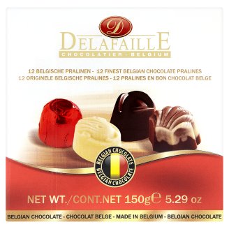 Delafaille töltött tej- fehér és étcsokoládé desszert 150 g