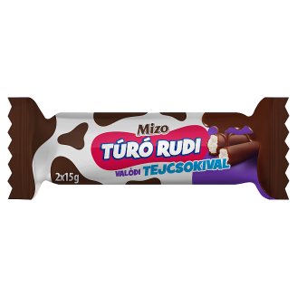 Mizo Super Duó natúr túródesszert tejcsokoládé bevonattal 2 x 15 g