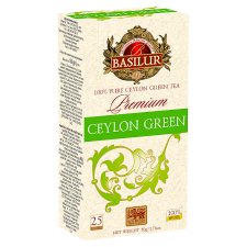 Basilur Premium Green Tea 25 Tea Bags 50 g