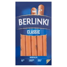 Berlinki Classic füstölt, főtt, sertés-csirke virsli 250 g