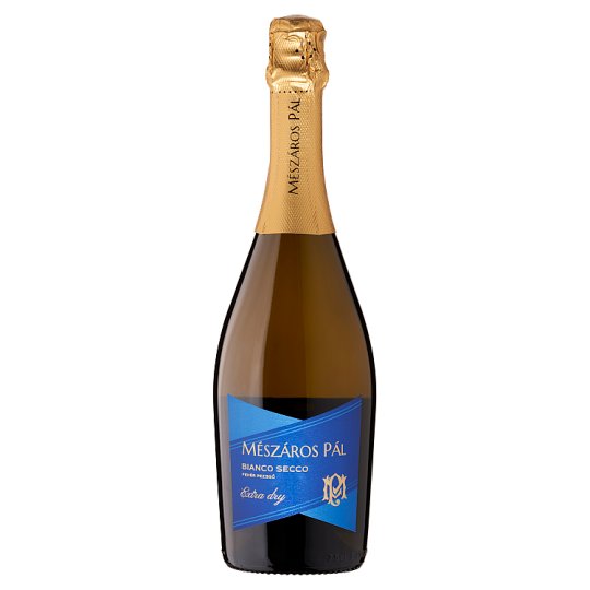 Mészáros Pál Pannon Bianco Secco Extra Dry White Sparkling Wine 12% 0,75 l  - Tesco Online, Tesco From Home
