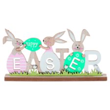 Wooden Bunny Egg Easter 24 cm