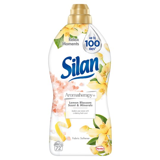 Silan Aromatherapy+ Lemon Blossom Scent & Minerals textilöblítő koncentrátum 72 mosás 1800 ml