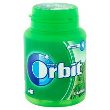 Orbit Spearmint Chewing Gum with Mint Flavour with Sweetener 64 g