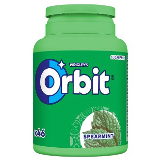 Orbit Spearmint mentaízű cukormentes rágógumi édesítőszerrel 46 db 64 g
