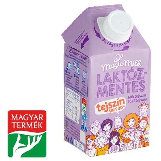 Magic Milk laktózmentes UHT tejszín 30% 0,5 l