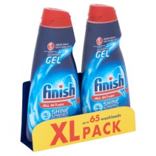 Finish All in 1 Max Shine & Protect Concentrated Dishwasher Gel 2 x 650 ml