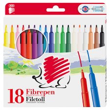 ICO Felt Pen 1 mm 18 pcs