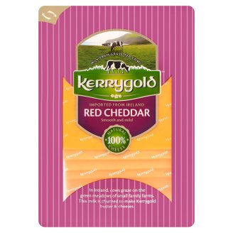 Kerrygold szeletelt zsíros, kemény, vörös cheddar sajt 150 g