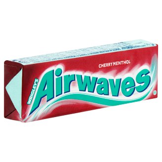 Airwaves mentol- és cseresznye cukormentes rágógumi édesítőszerrel 10 db 14 g
