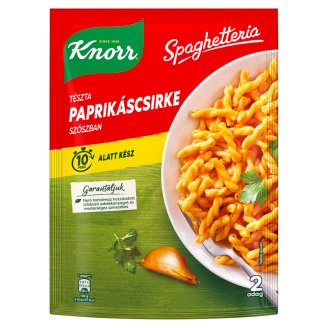 Knorr Spaghetteria tészta paprikás csirke szósszal 168 g