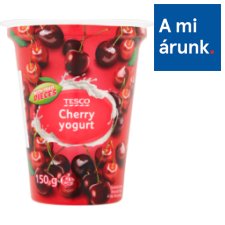 Tesco cseresznyés joghurt 150 g