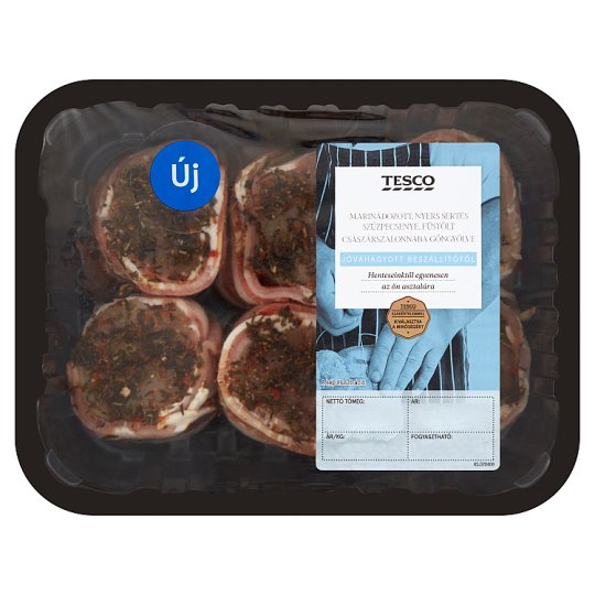 Tesco Marinated Pork Meat Wrapped In Smoked Bacon Tesco Online