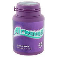 Airwaves Cool Cassis Mint-Blackcurrant Flavoured Chewing Gum 64 g