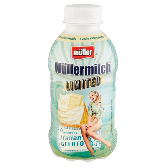 Müller Müllermilch fehércsokoládé ízű zsírszegény tejital, hozzáadott vitaminokkal 400 g