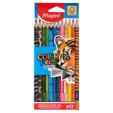 Maped Color' Peps Animals Coloured Pencils 12 pcs