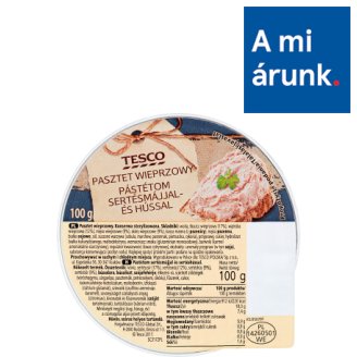 Tesco pástétom sertésmájjal- és hússal 100 g
