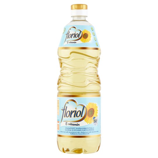 Floriol Refined Sunflower Cooking Oil with Vitamin E 1 l