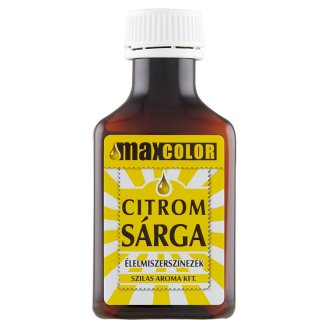 Szilas Max Color citromsárga élelmiszerszínezék 30 ml