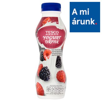 Tesco zsírszegény erdei gyümölcsös joghurtital 350 g