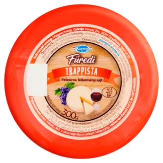 Kuntej Füredi félzsíros, félkemény trappista sajt 300 g