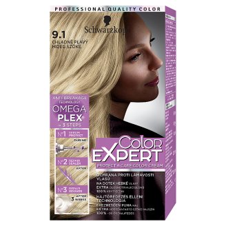 Schwarzkopf Color Expert tartós krémhajfesték 9-1 Hidegszőke