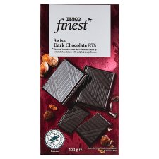 Tesco Finest 85% Dark Chocolate 100 g