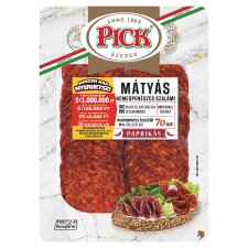 PICK Mátyás szeletelt nemespenészes paprikás szalámi 70 g