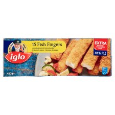 Iglo Quick-Frozen Fish Fingers 15 x 28 g (420 g)
