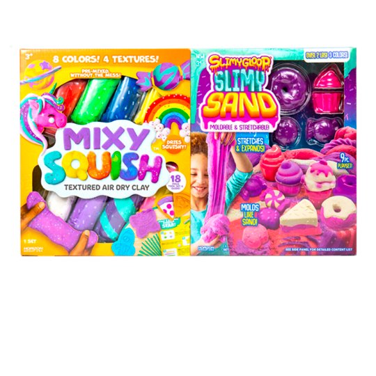 Mixy Squish és Slimy Sand 2 in 1 szett