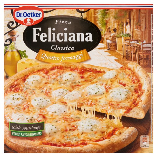 Dr. Oetker Feliciana gyorsfagyasztott négysajtos pizza 325 g