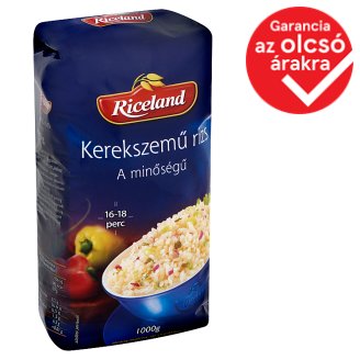 Riceland Kerekszemű 'A' minőségű rizs 1000 g