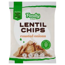 Foody Free lencse chips pirított hagymával 50 g