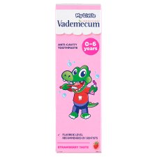 Vademecum Junior Strawberry Flavoured Toothpaste 0-6 Years 50 ml