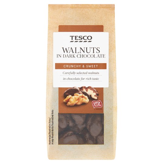 Tesco Walnuts in Dark Chocolate 100 g Tesco Online, Tesco From Home