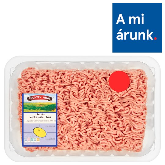 Country Menu sertés előkészített hús 30% zsírtartalommal 1000 g
