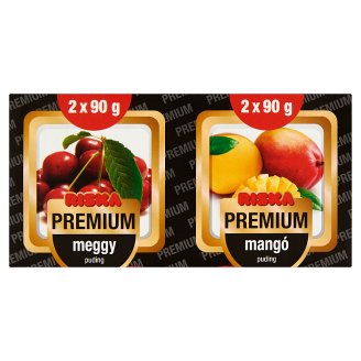 Riska Premium meggy puding és mangó puding 4 x 90 g