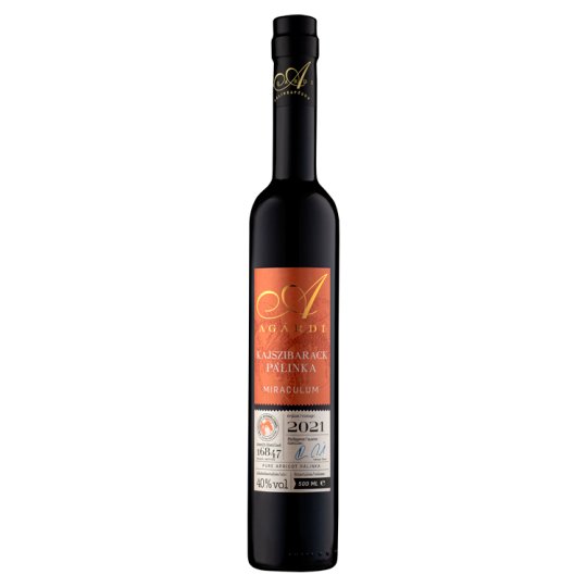 Agárdi Miraculum Pure Apricot Brandy 40% 500 ml