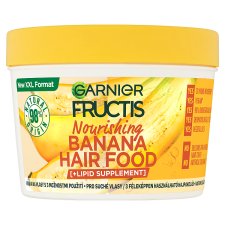 Garnier Fructis Hair Food Tápláló Banana hajpakolás nagyon száraz hajra, 400 ml