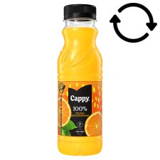 Cappy 100% Orange Juice with Pulp 330 ml