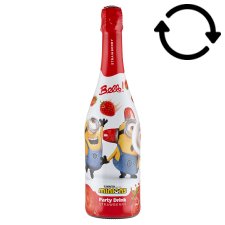 Bello! Minions Party Drink szamóca ízű szénsavas üdítőital 750 ml