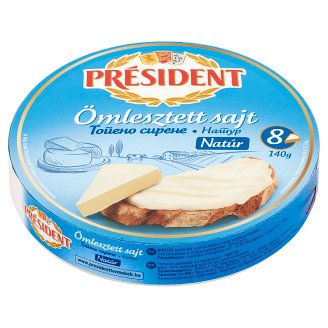 Président natúr zsíros ömlesztett sajt 8 db 140 g