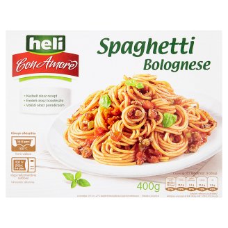 Heli Con Amore Spaghetti Bolognese pasztőrözött készétel 400 g